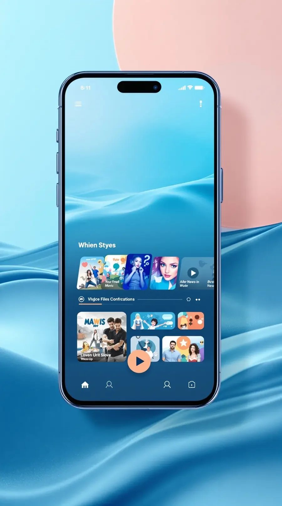 橘子影院APP界面预览
